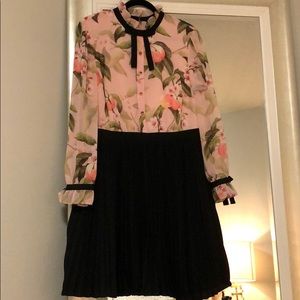 Ted baker long sleeve dress